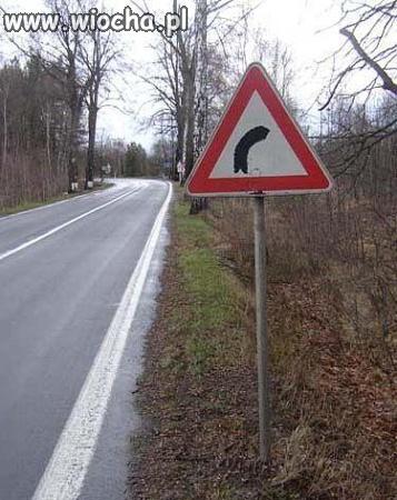 Ostry zakręt w prawo