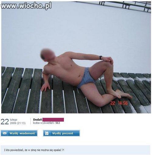 Zimowe opalanie