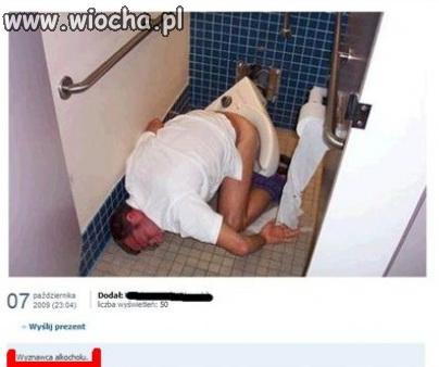 Obalił się razem z kiblem