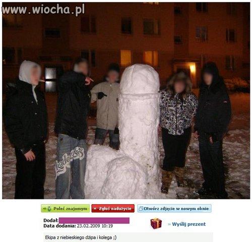Kolejny śniegowy fiut