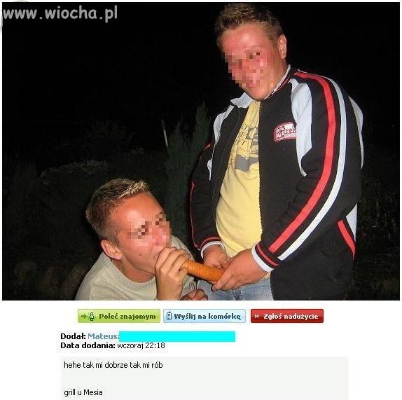Widać, że ma wprawe chłopak.