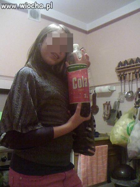 She tastes like cola