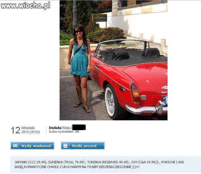 Są rzeczy których nie kupisz...