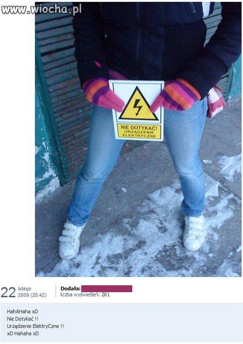 Laska pod napięciem