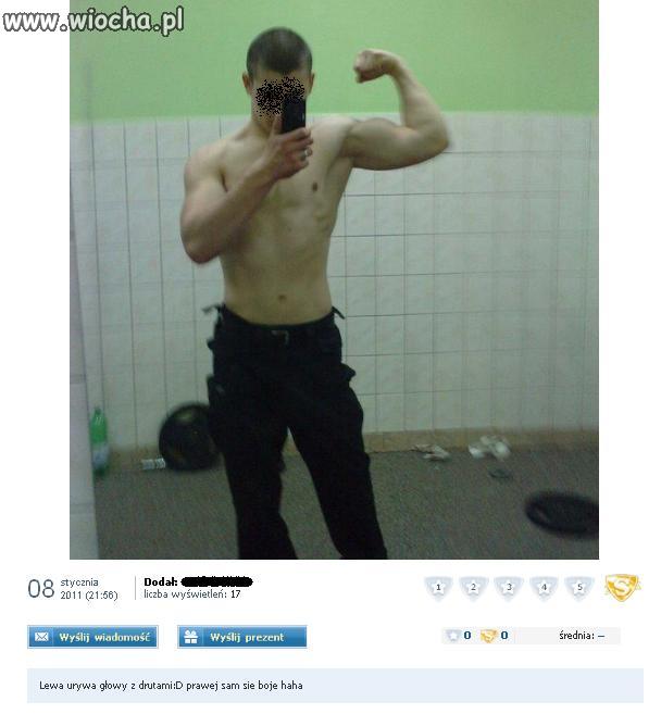 Bo ja jestem taki groźny, że sam siebie się boję...