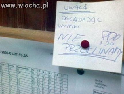 Pała z egzaminu