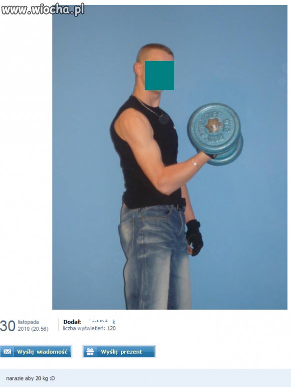 Pudzianowski zaczynał od 10kg 