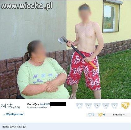 Babka dawaj kase