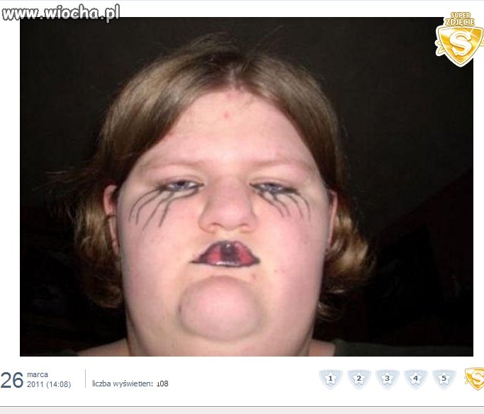 Emo makijaż