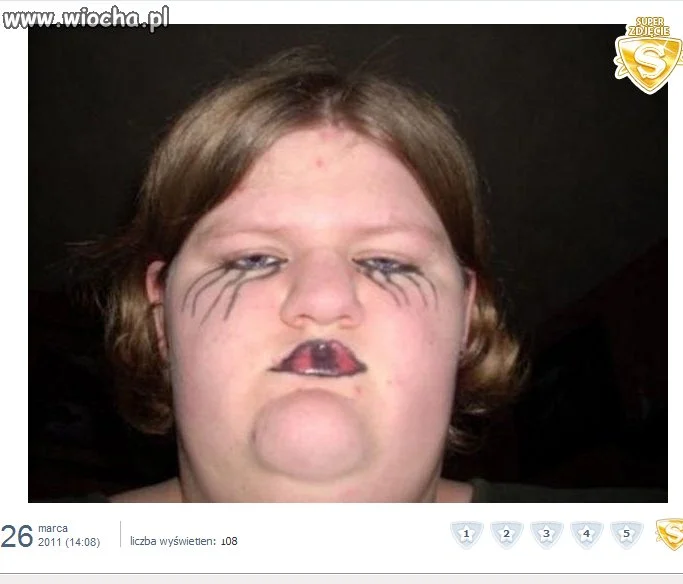 Emo makijaż