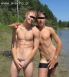 Z kolegą na plaży