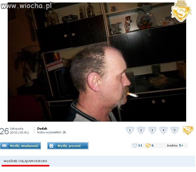 "WŁAŚNIE OGLĄDAM HORORA"