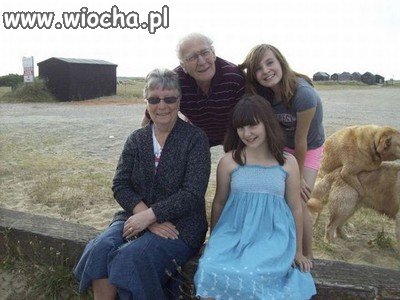Śliczne rodzinne zdjęcie