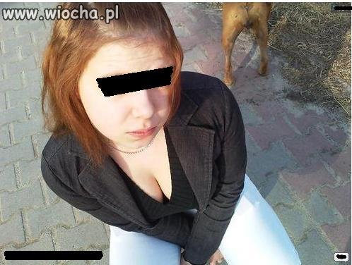 Ona pokazała cycki