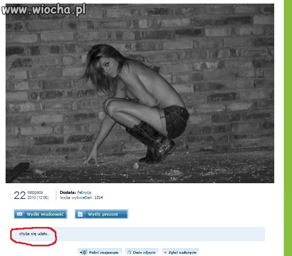 No udalo sie :) 
