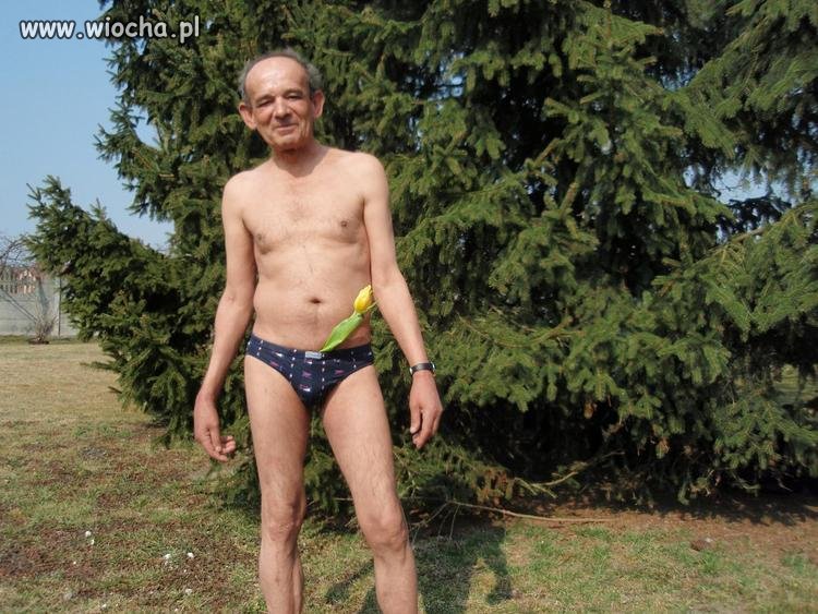 Poczuł wiosne...