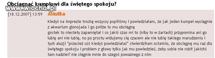 Obciąganie dla świętego spokoju