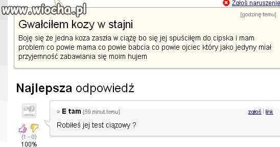 Gwałcił kozy...