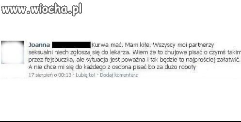Bo takie sprawy załatwia się na ogóle.