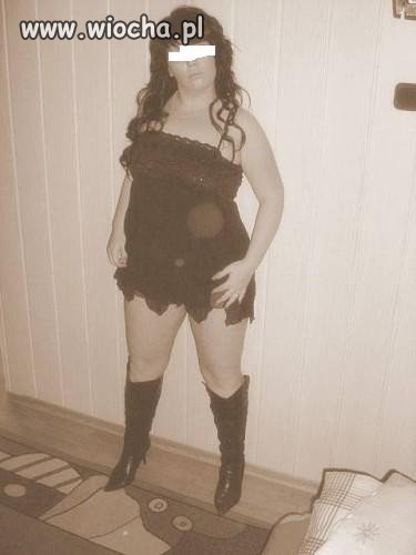 Sexowna dziunia, brudny obiektyw aparatu