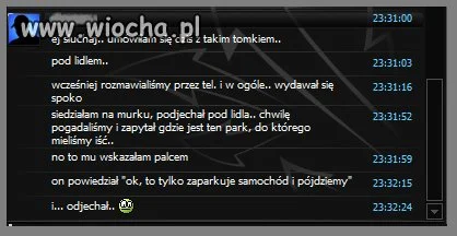 I... odjechał