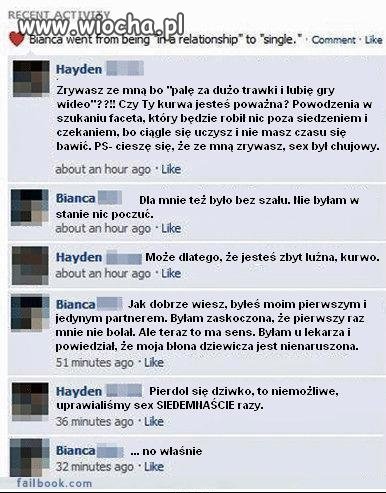 Nie ma to jak mała pogawędka po zerwaniu...