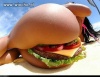 Ten hamburger