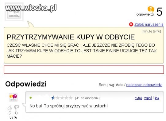 Głupie pytanie