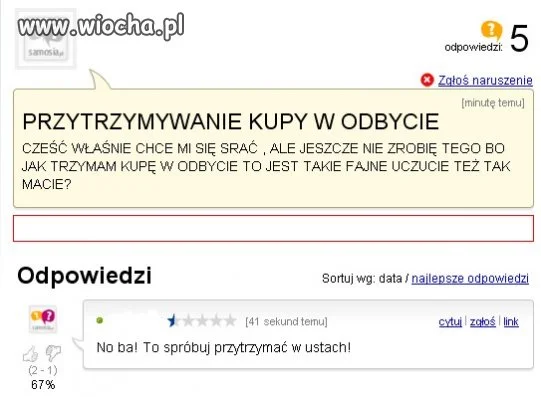 Głupie pytanie