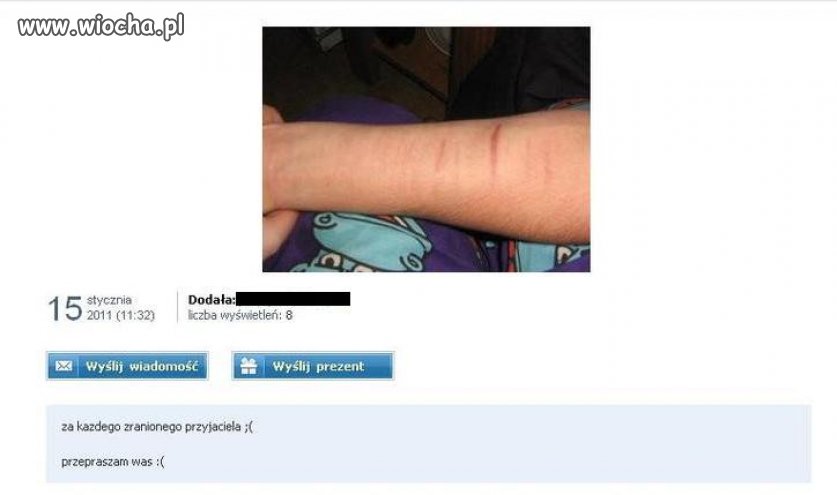 Za każdego zranionego przyjaciela