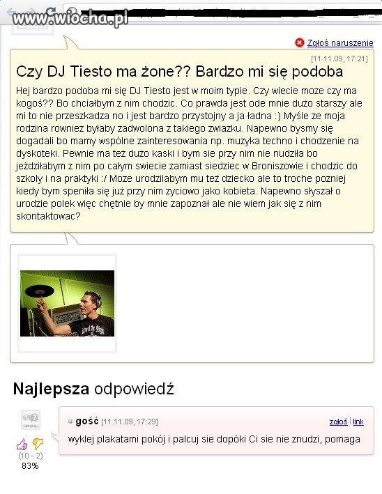 Z pozdrowieniami dla zdesperowanych nastolatek