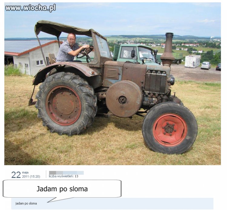 Jadam po sloma