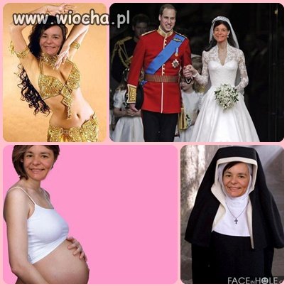 Mistrzyni fotoshopa zakonnica w ciąży