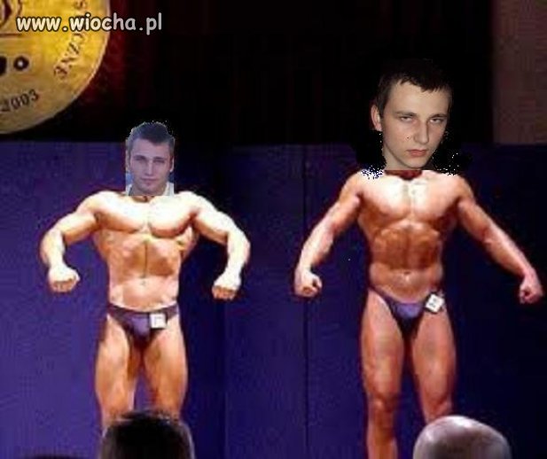 " Ja z trenerem przed zawodami " ;D