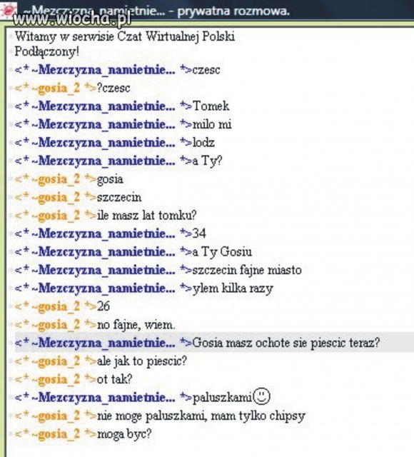 Bardzo interesująca rozmowa 