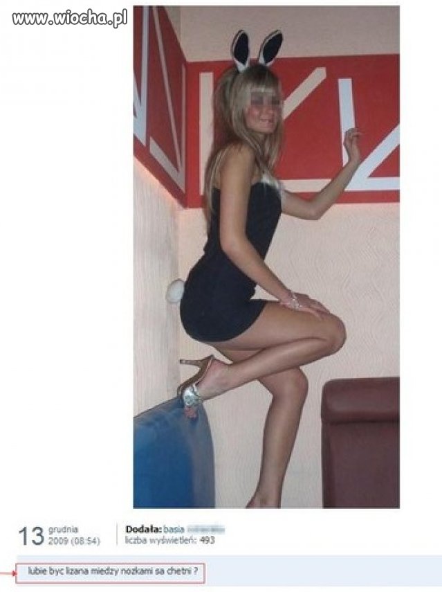 Lubie być lizana między nóżkami są chętni?