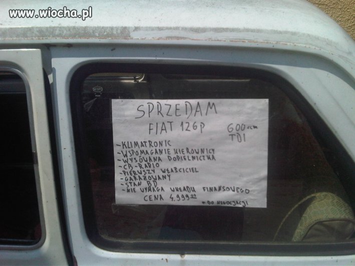 SPRZEDAM FIAT 126P