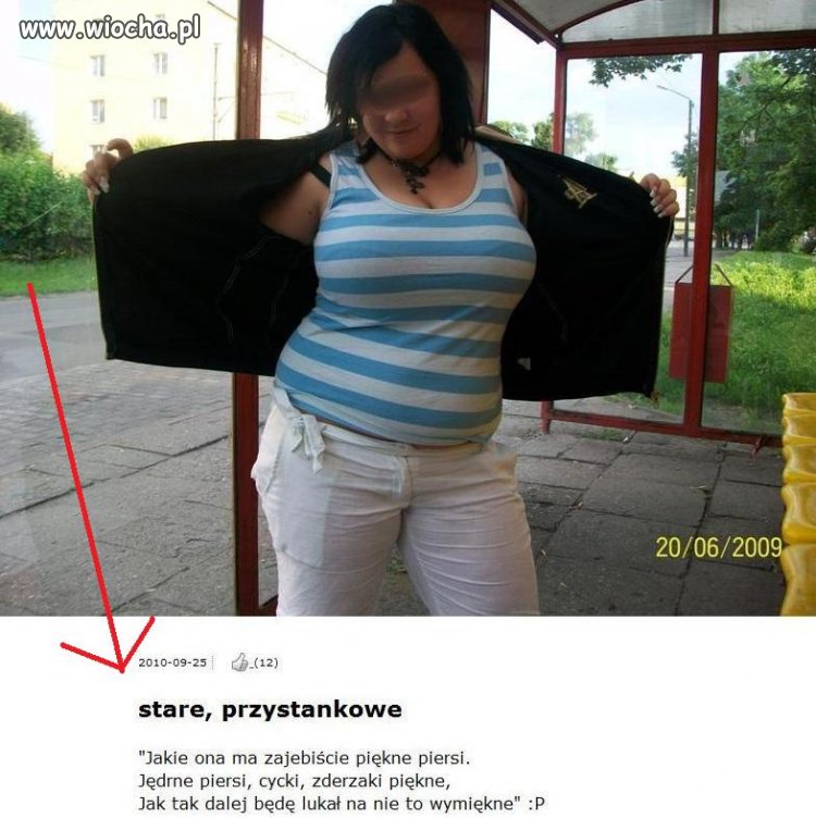 No tak, fota na przystanku.