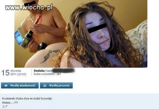 Oj niedobry Krystianek!