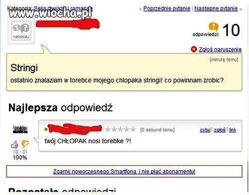 A Twój chłopak...