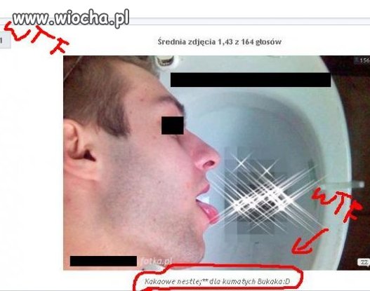 Czekoladka w klopie.