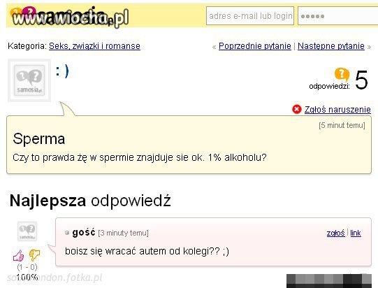 Nigdy się nie dowiesz..