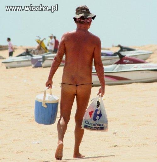 Na plaży...