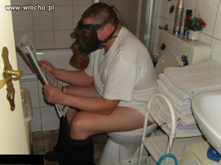 Pomysłowy użytkownik kibla