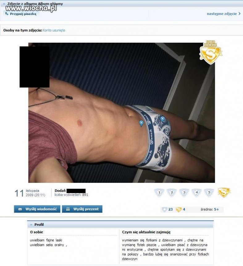 Jestem bardzo miłym chłopcem, popiszesz ze mna?