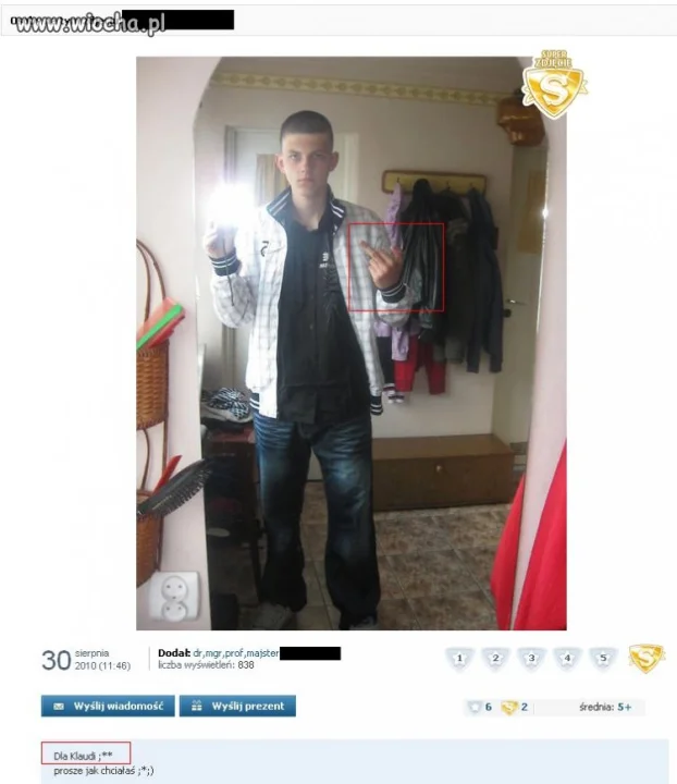 Z pozdrowieniami dla "Klaudi"