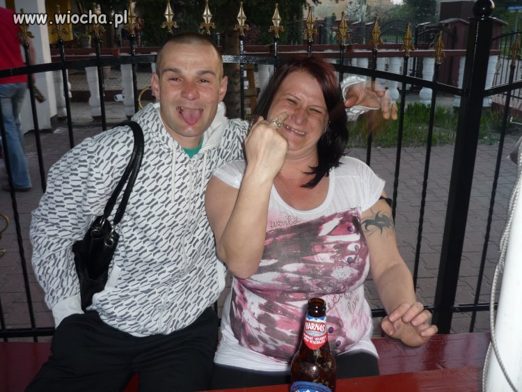 Ciocia + harnaś = Widok bezcenny