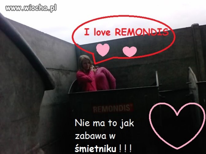 Zabawa w śmietniku
