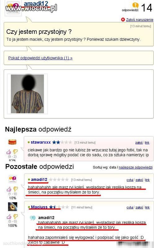Jestem przystojny?