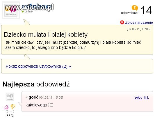 Mądrość dzieciaka.
